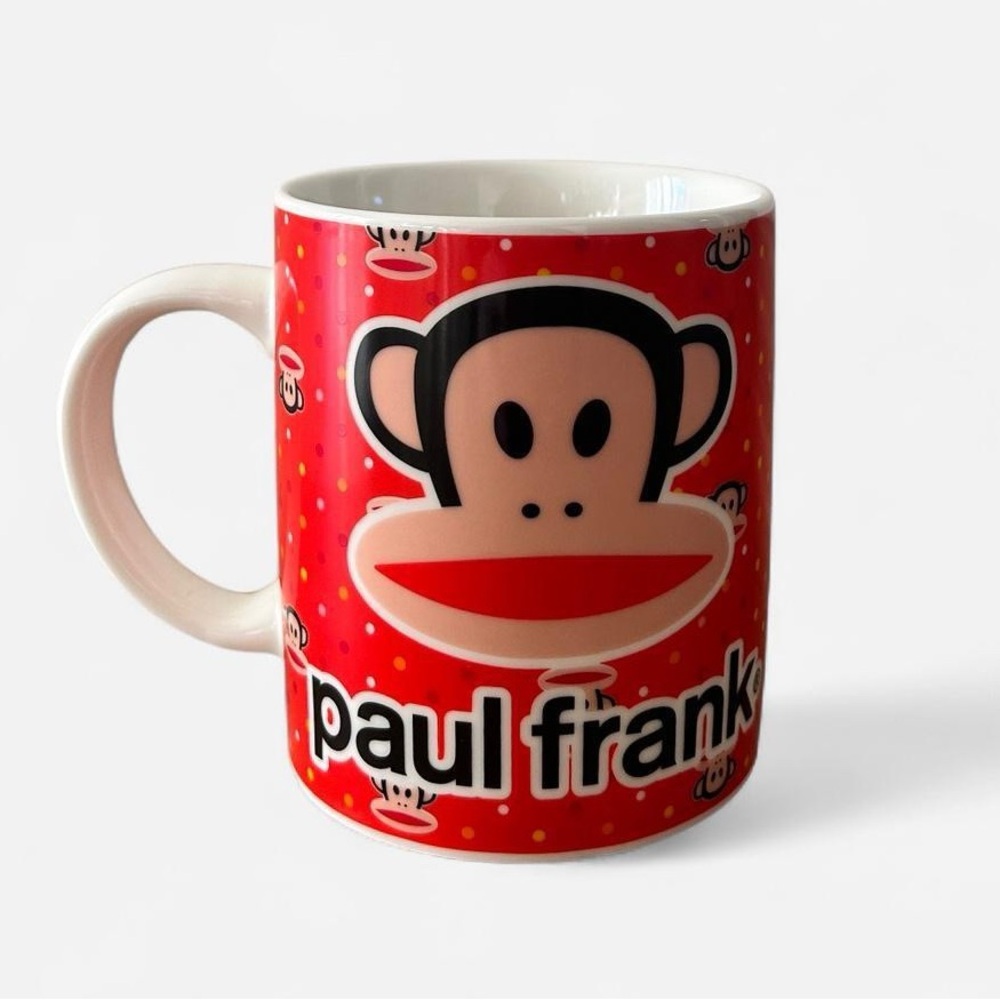 Paul Frank Julius Monkey Red Ceramic Mug – New Collectible